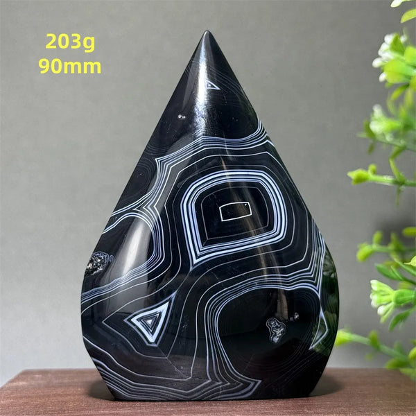 Black Agate Flame-ToShay.org