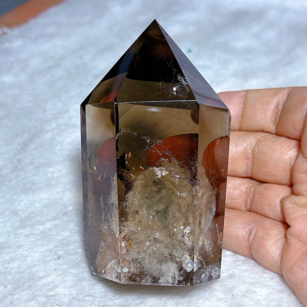 Smokey Rainbow Quartz Point-ToShay.org