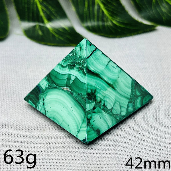 Green Malachite Pyramid-ToShay.org