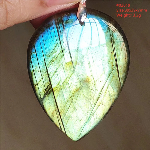 Blue Light Labradorite Pendant-ToShay.org