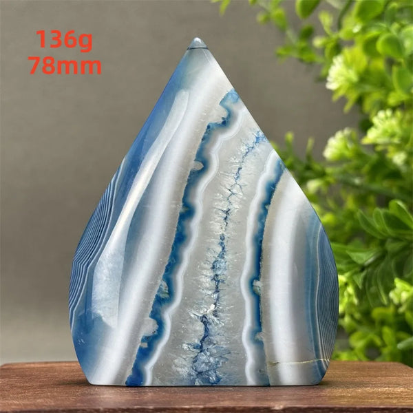 Blue Agate Torch-ToShay.org