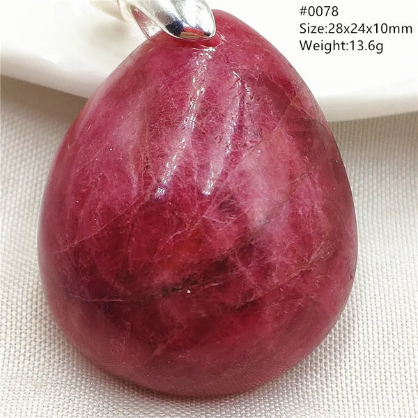 Red Rhodonite Pendant-ToShay.org