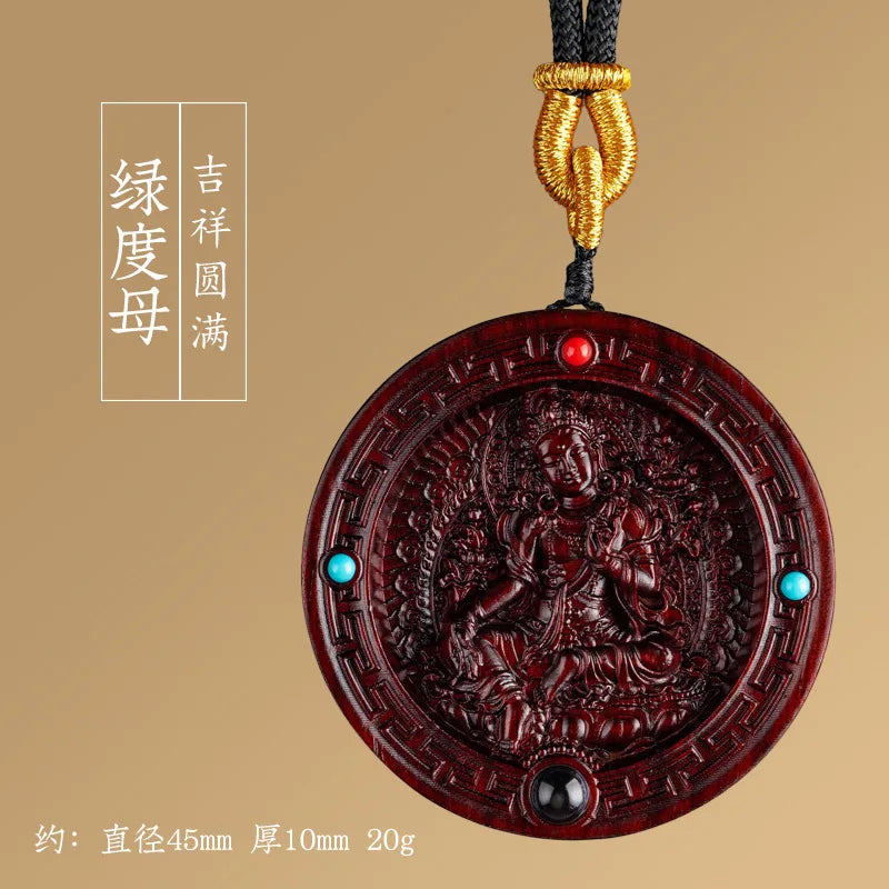 Sandalwood Buddha Pendant-ToShay.org