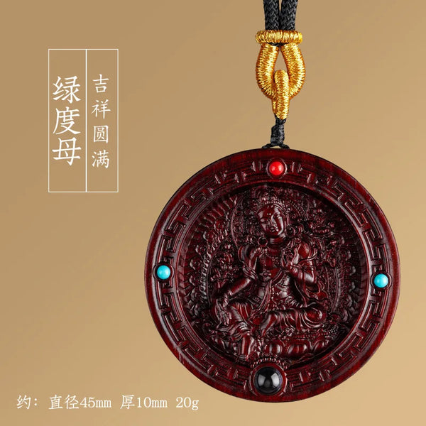 Purple Sandalwood Buddha Pendant-ToShay.org