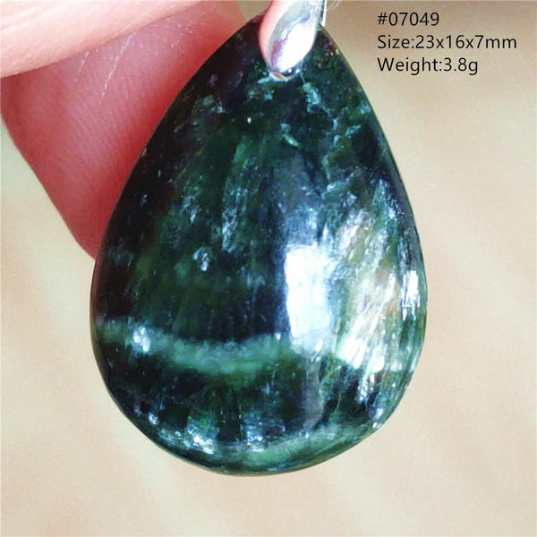 Green Seraphinite Pendant-ToShay.org