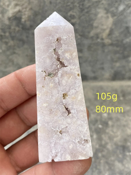Pink Amethyst Cherry Blossom Agate-ToShay.org