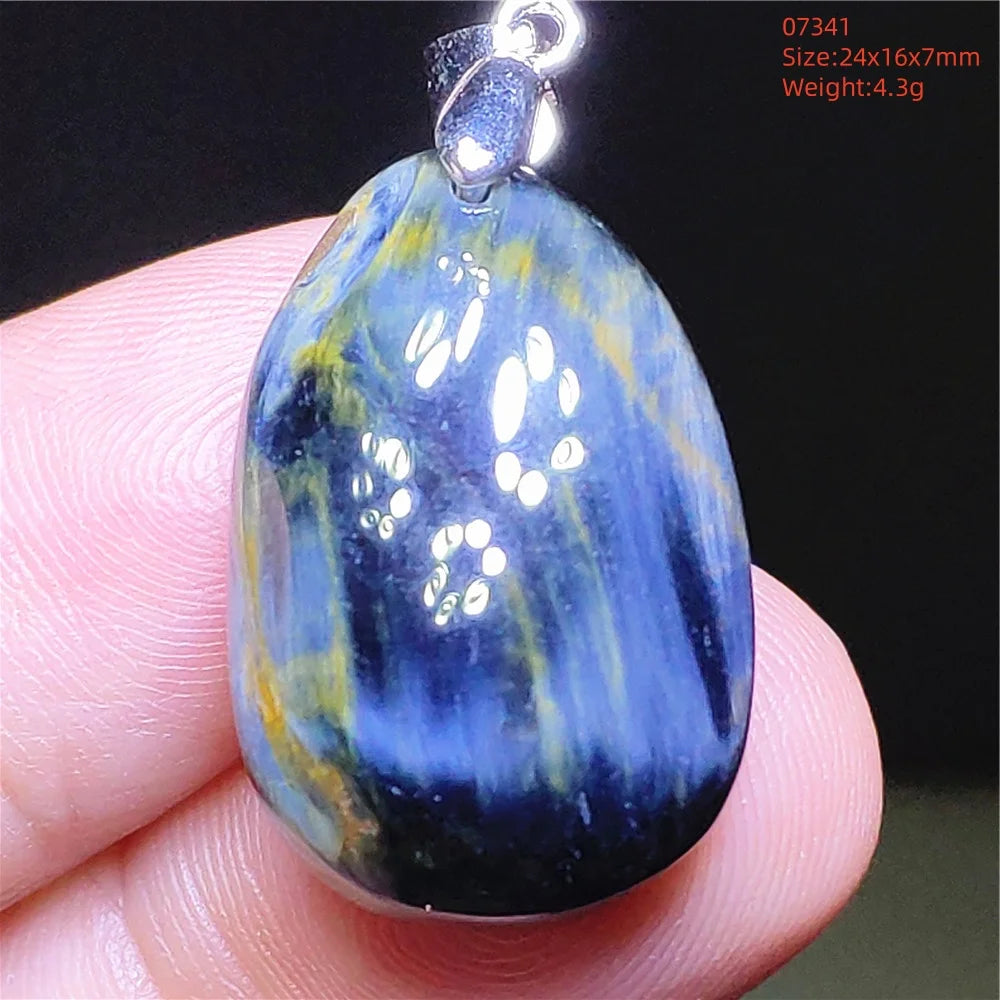 Blue Pietersite Pendant-ToShay.org