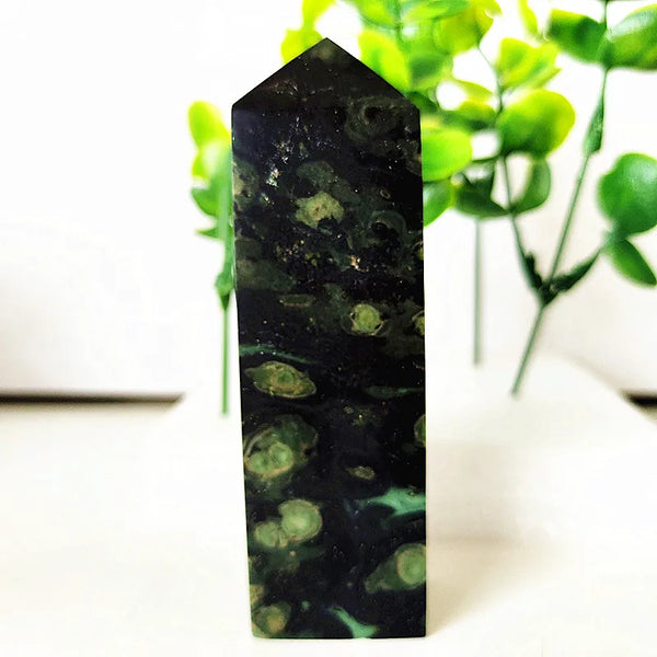 Green Peacock Eye Wand-ToShay.org