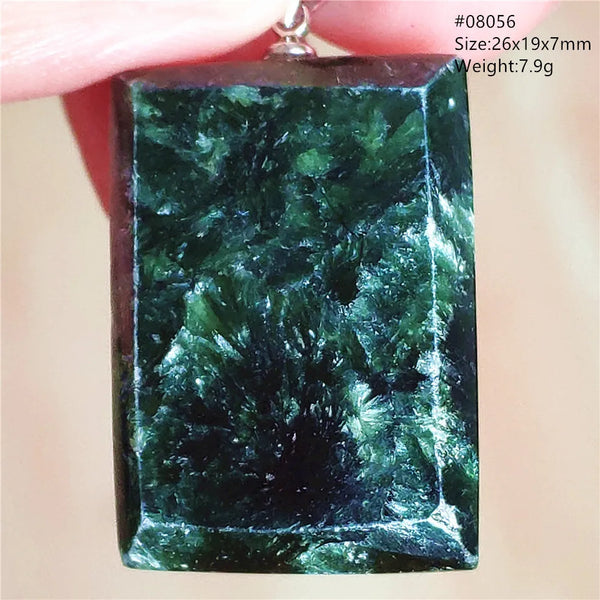 Green Seraphinite Pendant-ToShay.org