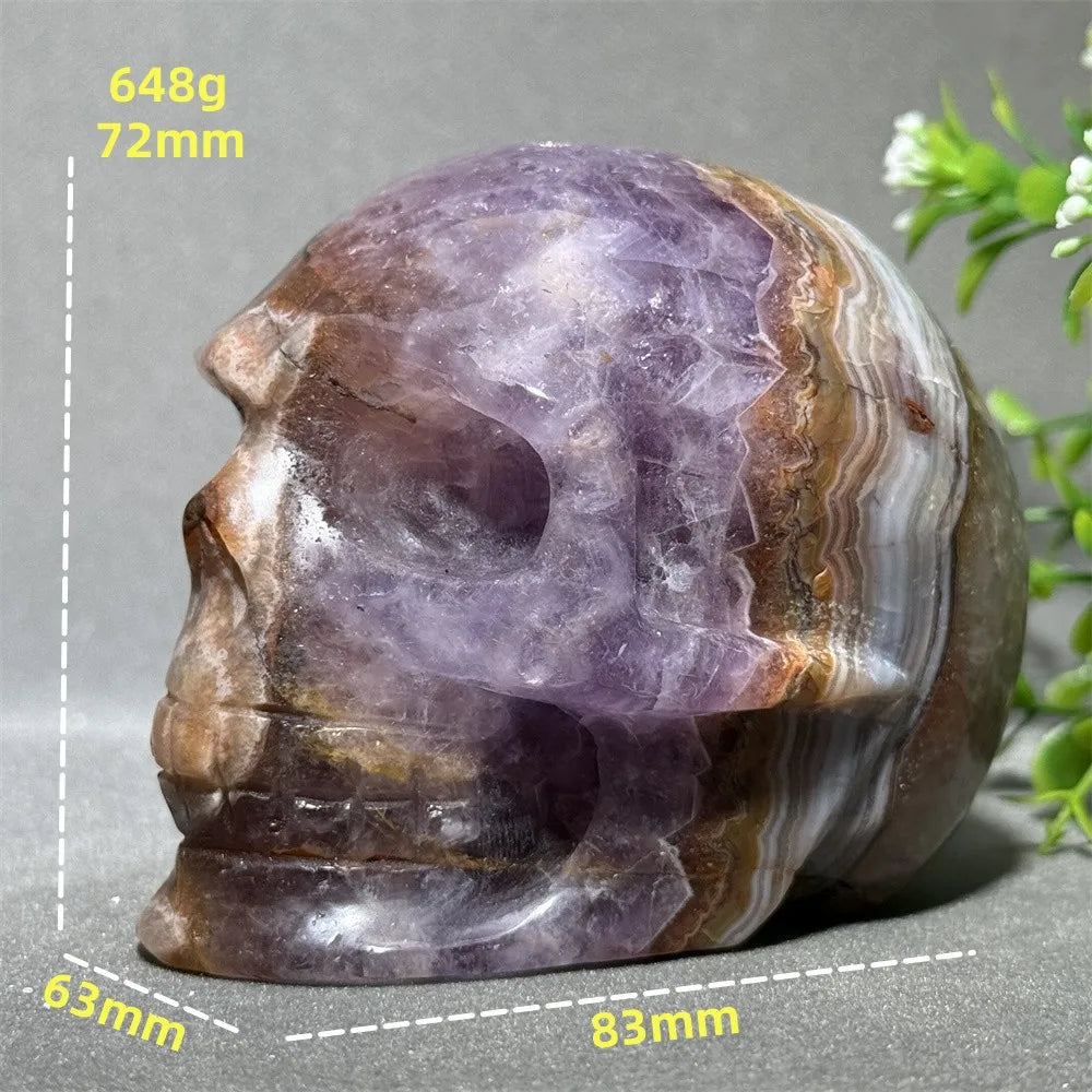 Purple Dream Amethyst Skull-ToShay.org
