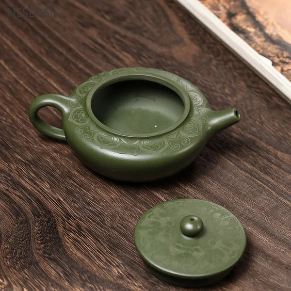 Green Clay Teapot-ToShay.org