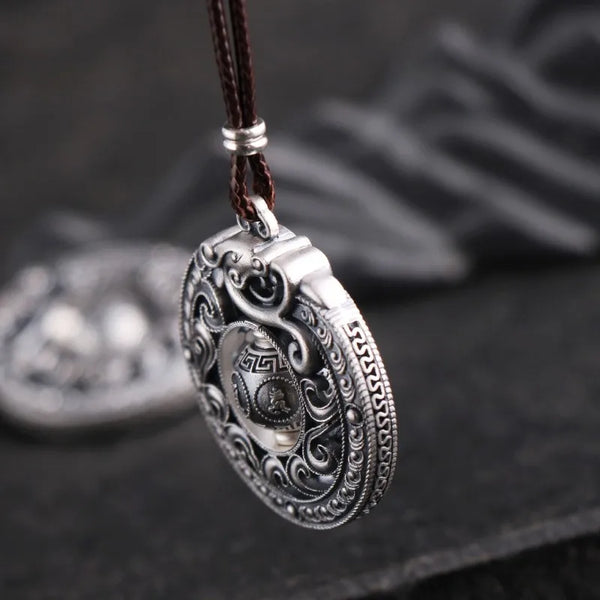 Silver Mantra Pendant-ToShay.org