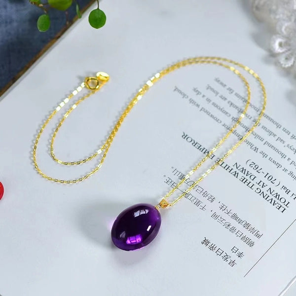 Purple Amethyst Quartz Pendant-ToShay.org