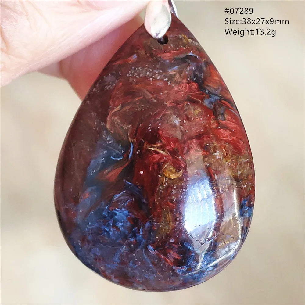 Blue Pietersite Pendant-ToShay.org