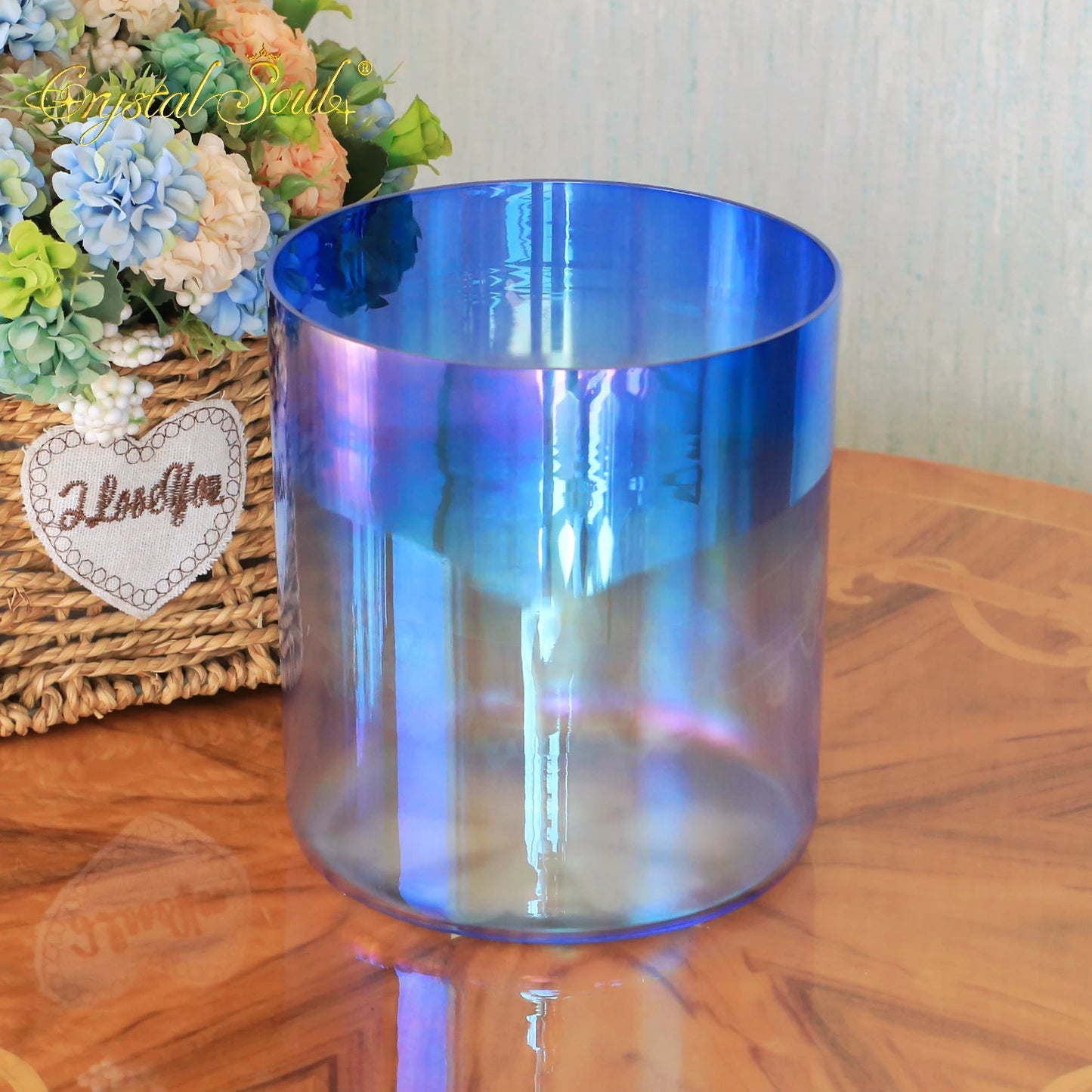 Crystal Soul Seven Chakra Sound Energy Crystal Singing Bowl 99.99%quartz Singing Bowl-ToShay.org