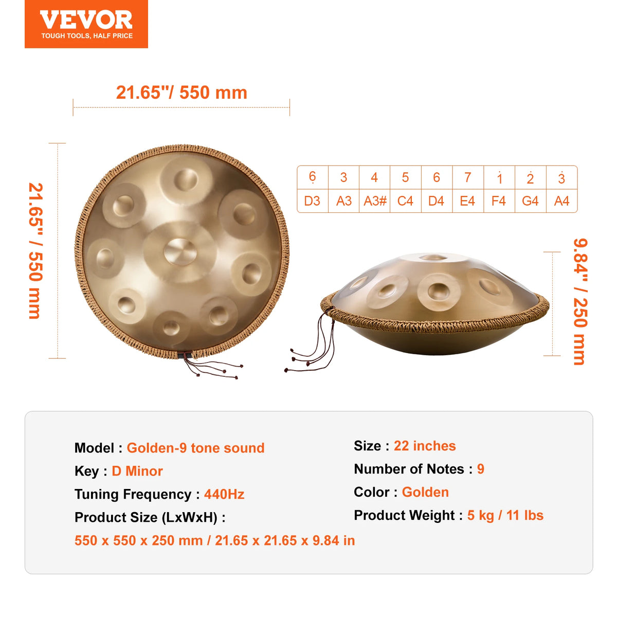 Steel Handpan Drum-ToShay.org