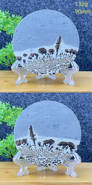 Blue Landscape Painting Slices-ToShay.org
