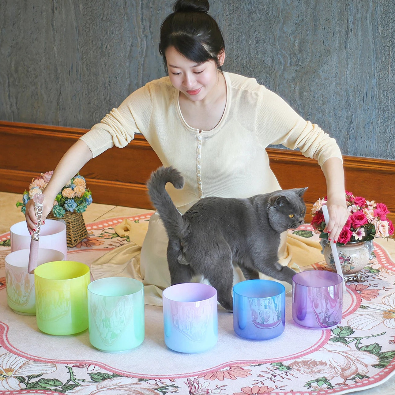 Chakra Crystal Singing Bowl-ToShay.org