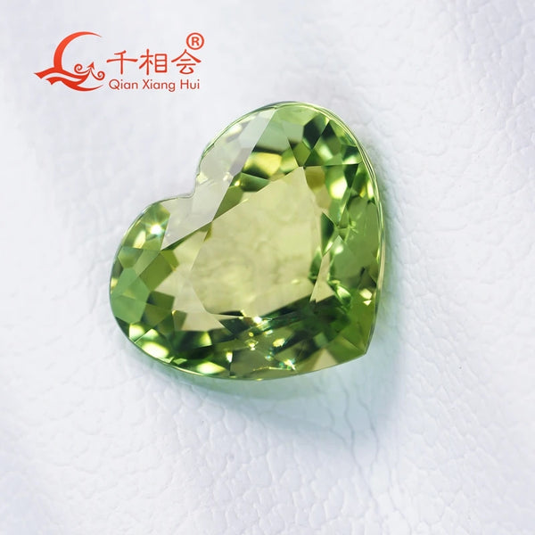 Green Tourmaline Heart-ToShay.org