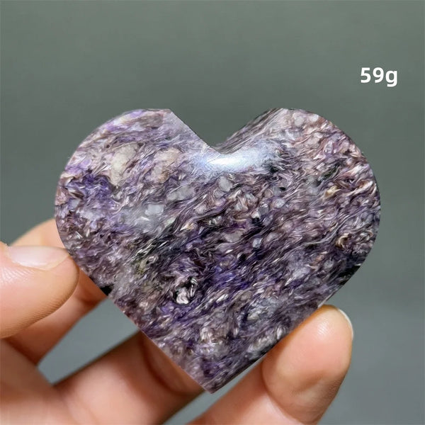 Purple Dragon Crystal Heart-ToShay.org