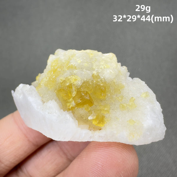 Yellow Barite Quartz Crystals-ToShay.org