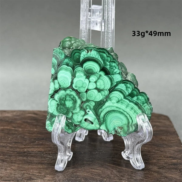 Green Malachite Raw Slice-ToShay.org