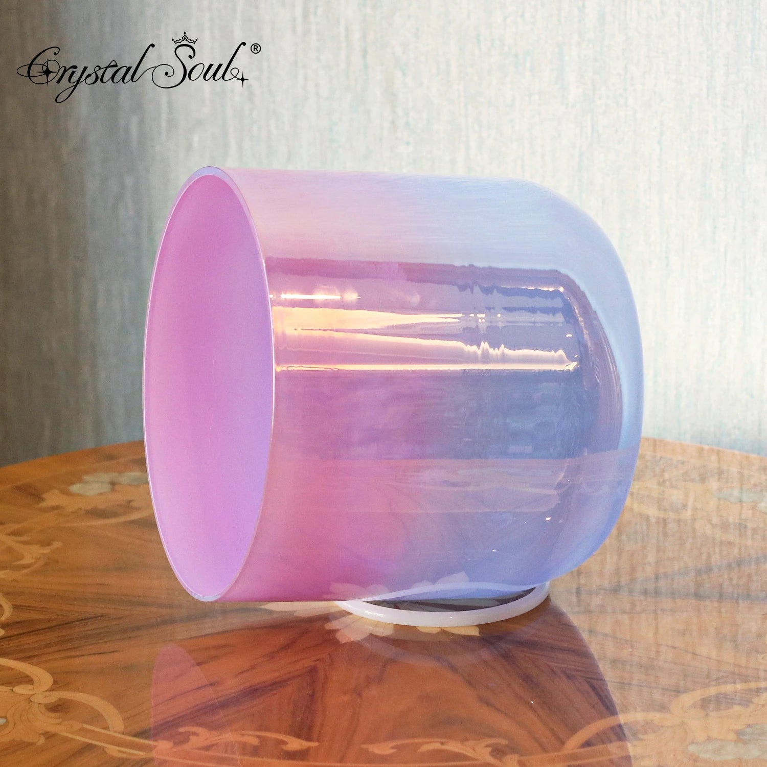 Pink Blue Crystal Bowl Singing-ToShay.org