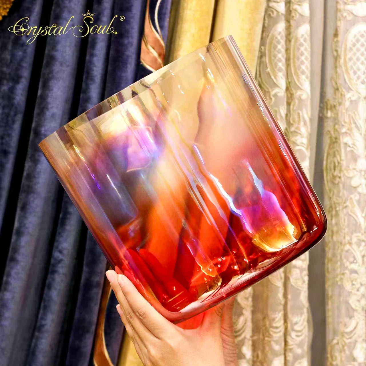 Crystal Soul Classic Seven Chakras Red Crystal Singing Bowl Sets Meditation Alchemy Bowls Source Manufacturer-ToShay.org