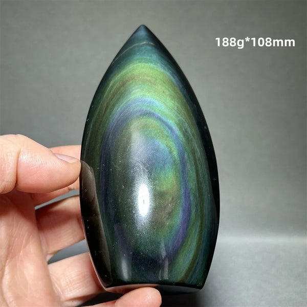 Rainbow Obsidian Torch-ToShay.org