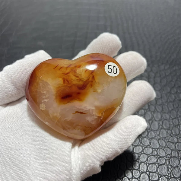 Orange Carnelian Heart-ToShay.org