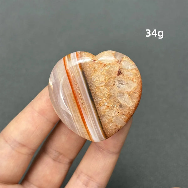 Orange Carnelian Heart-ToShay.org