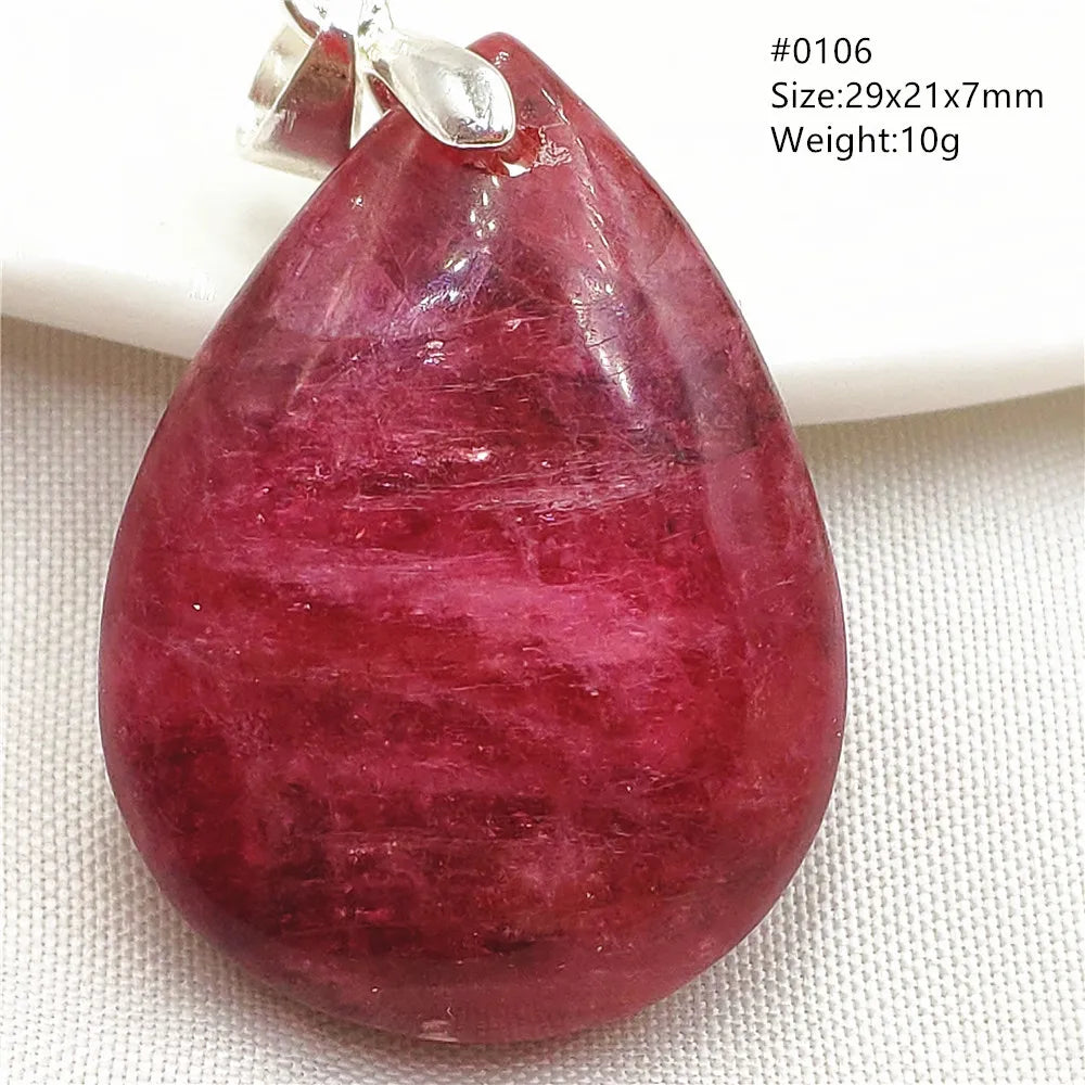 Red Rhodonite Pendant-ToShay.org
