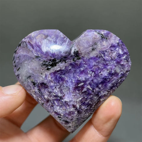 Purple Dragon Crystal Heart-ToShay.org