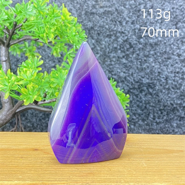 Purple Agate Torch-ToShay.org