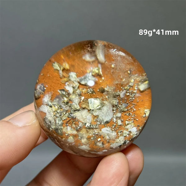 Yellow Chalcopyrite Crystal Ball-ToShay.org