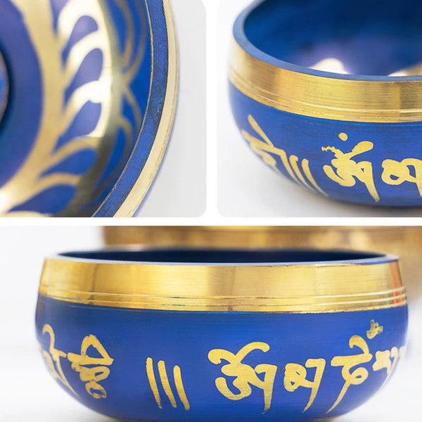 Blue Tibetan Singing Bowl-ToShay.org