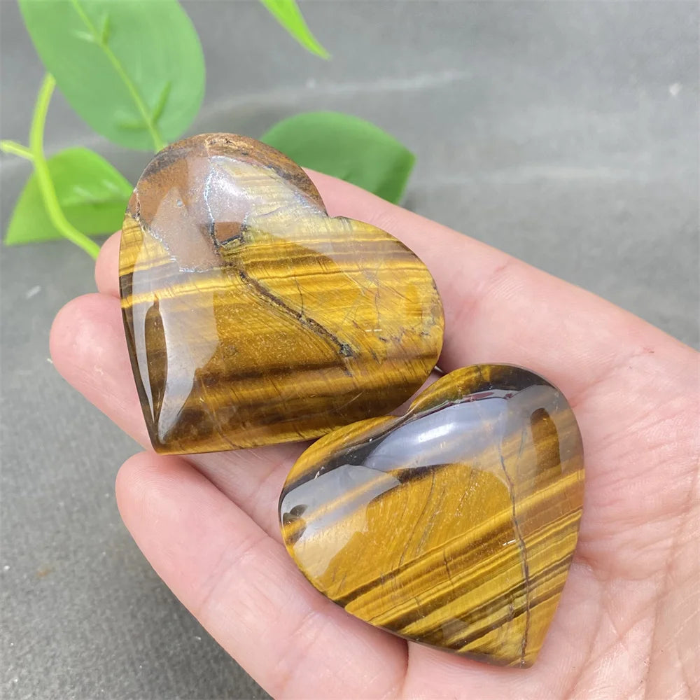 Yellow Tiger Eye Heart-ToShay.org