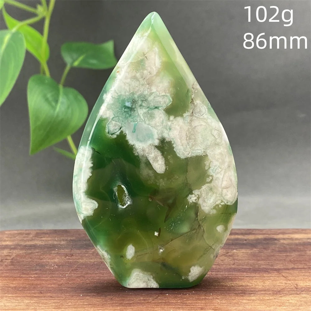 Green Cherry Blossom Agate-ToShay.org