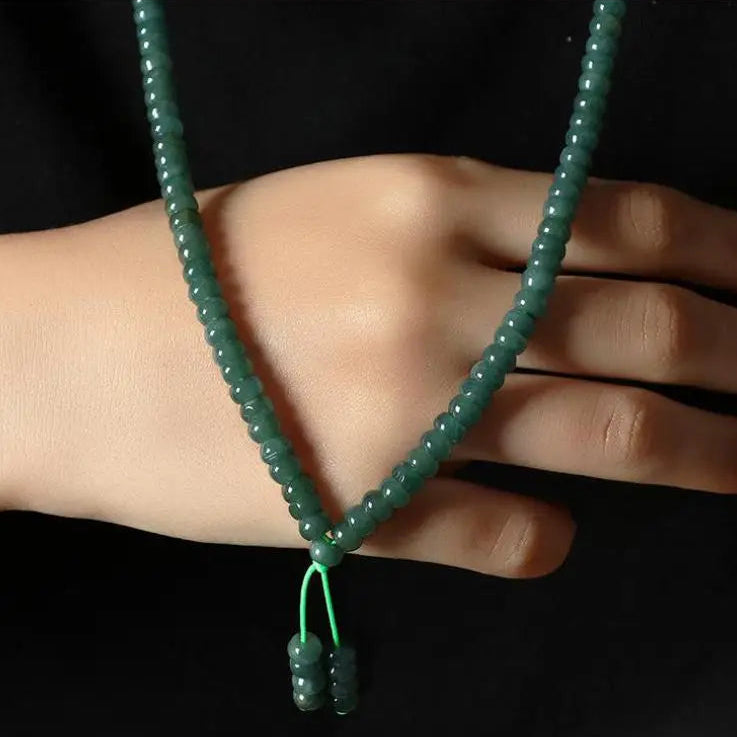 Green Jade Mala Beads-ToShay.org