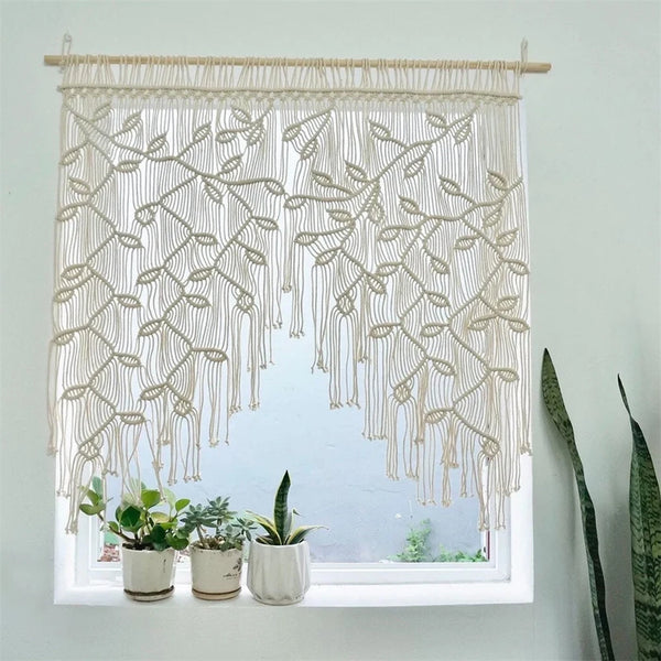 Macrame Curtain-ToShay.org