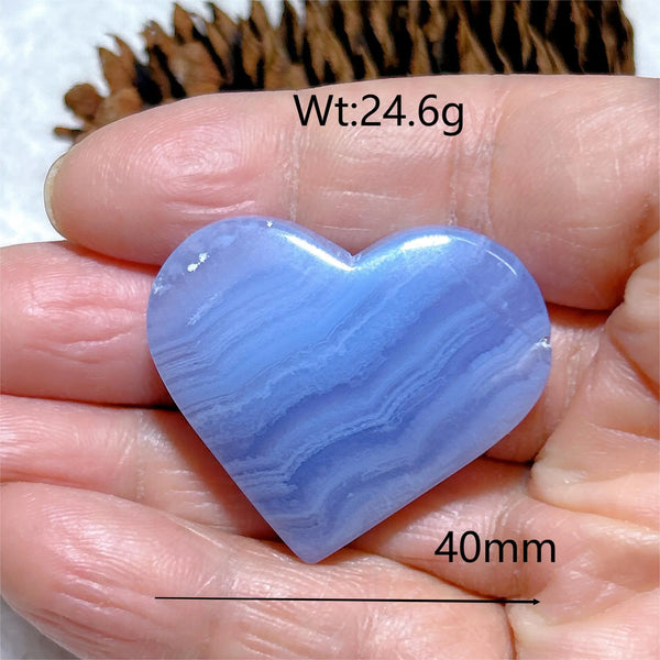 Blue Lace Agate Heart-ToShay.org