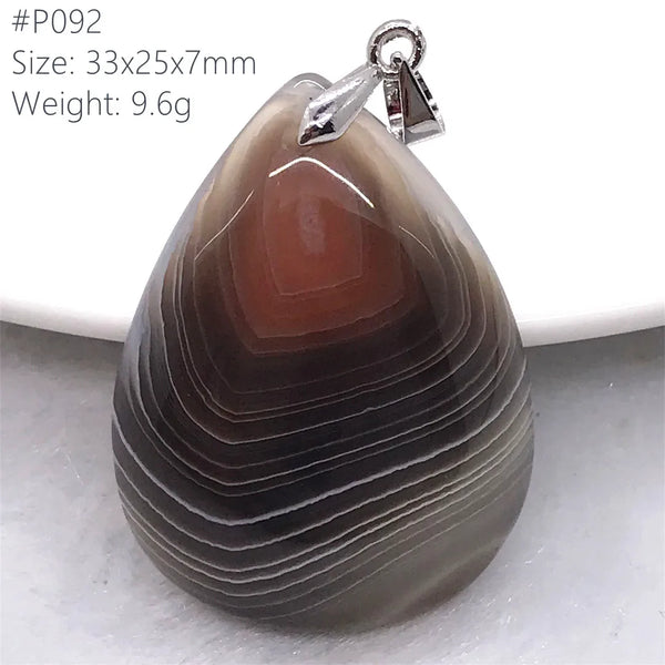 Black Lace Agate Pendant-ToShay.org