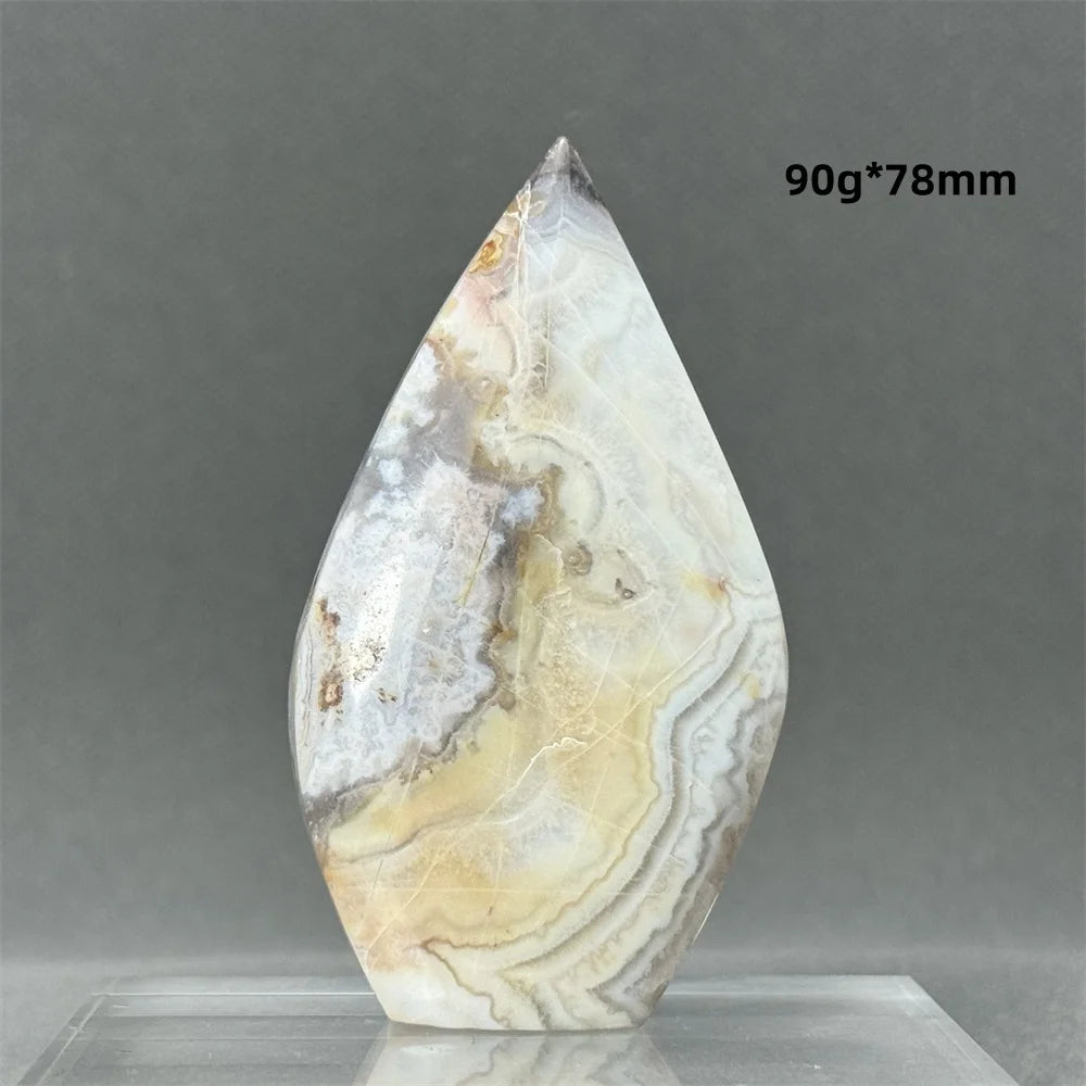 Red Lace Agate Torch-ToShay.org