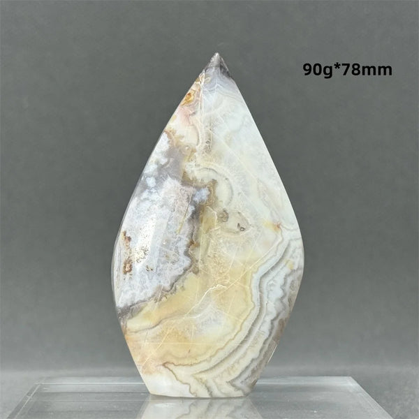 Red Lace Agate Torch-ToShay.org