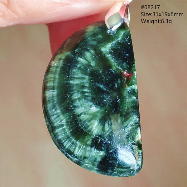 Green Seraphinite Pendant-ToShay.org