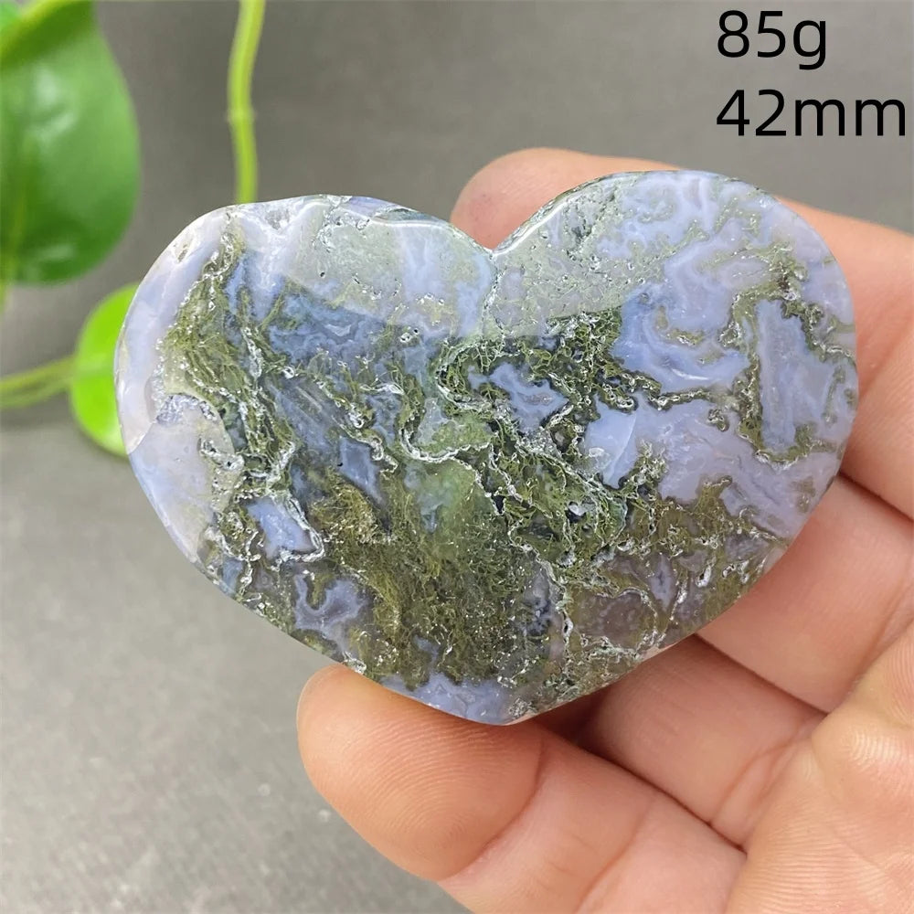 Green Aquatic Agate Heart-ToShay.org