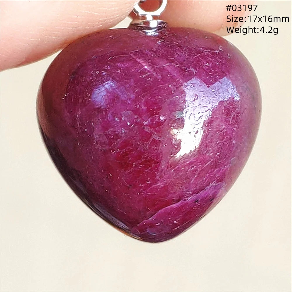 Red Ruby Zoisite Pendant-ToShay.org