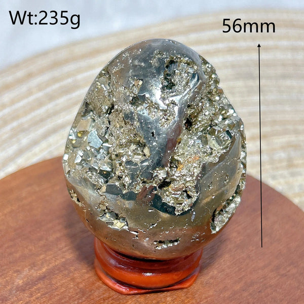 Silver Pyrite Geode Eggs-ToShay.org