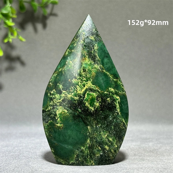 Green Emerald Agate Torch-ToShay.org