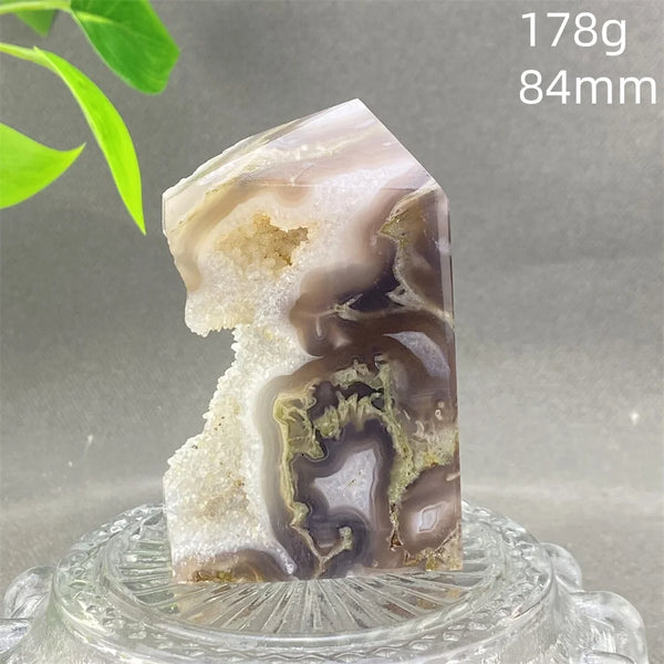 Green Aquatic Agate Point-ToShay.org